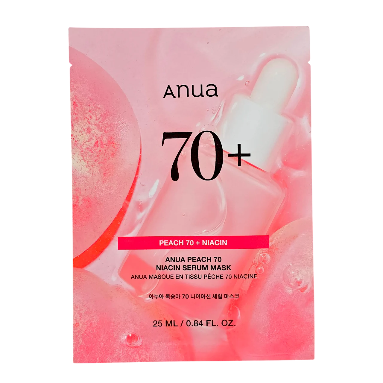 Peach 70+ Niacin Serum Mask - 1 Sheet