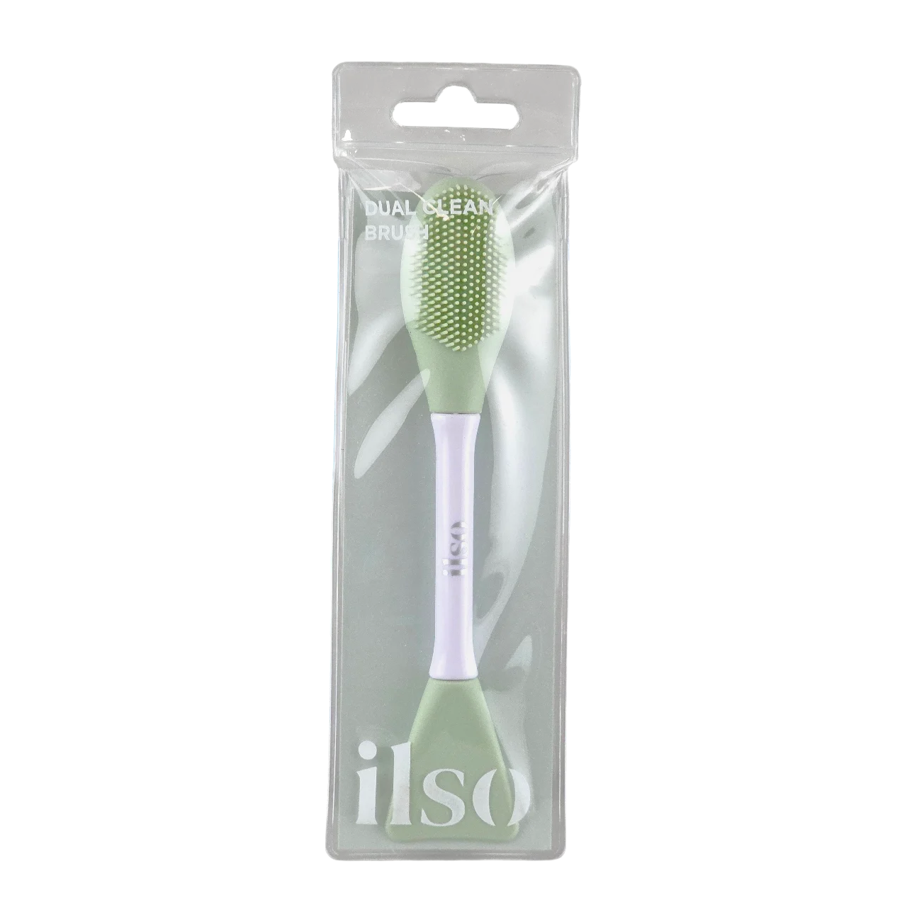 Dual Clean Brush Silicone Cleansing, Exfoliating & Mask Application Tool - 1 Pc
