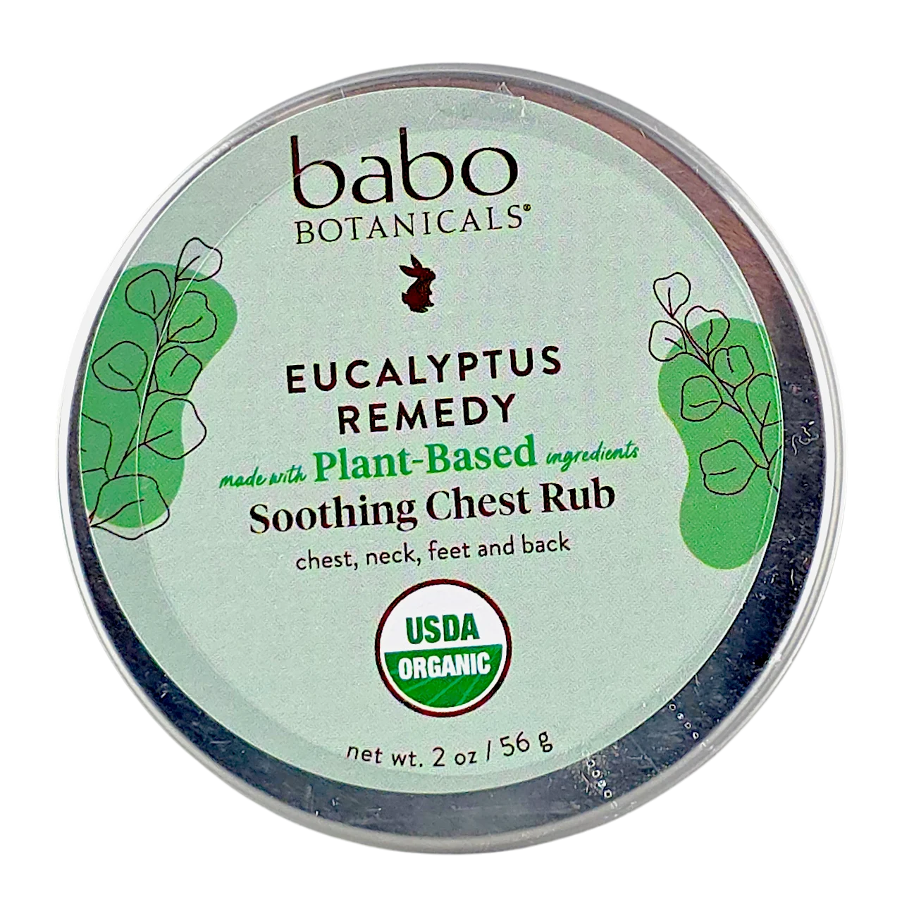 Eucalyptus Remedy Organic Soothing Chest Rub - 2 oz
