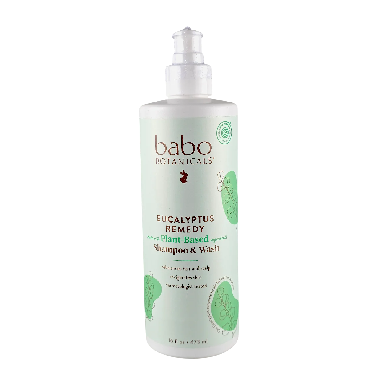 Eucalyptus Remedy 3-in-1 Plant-Based Shampoo Bubble Bath & Wash - 16 oz