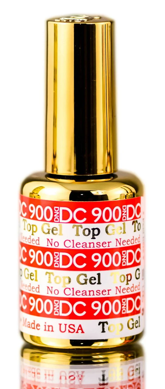 900 TOP GEL, No Cleanser Needed, Soak off Gel NAIL All In One Daisy Top Coat for Nails - 900 Top Gel