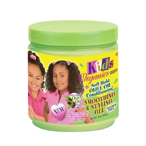 Africa's Best Kids Organics Soft Hold Olive Oil Conditioning Smoothing & Styling Gel 15 oz