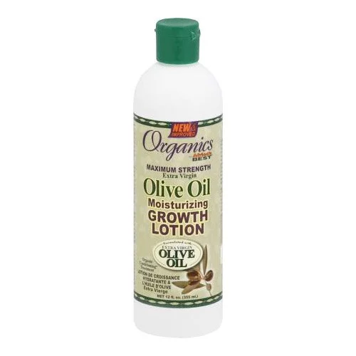 Organics by Africa's Best Maximum Strength Olive Oil Moisturizing Growth Lotion 12 oz