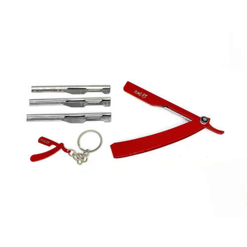Tomb45 Triple Cartridge 3 way Razor Handle - RED