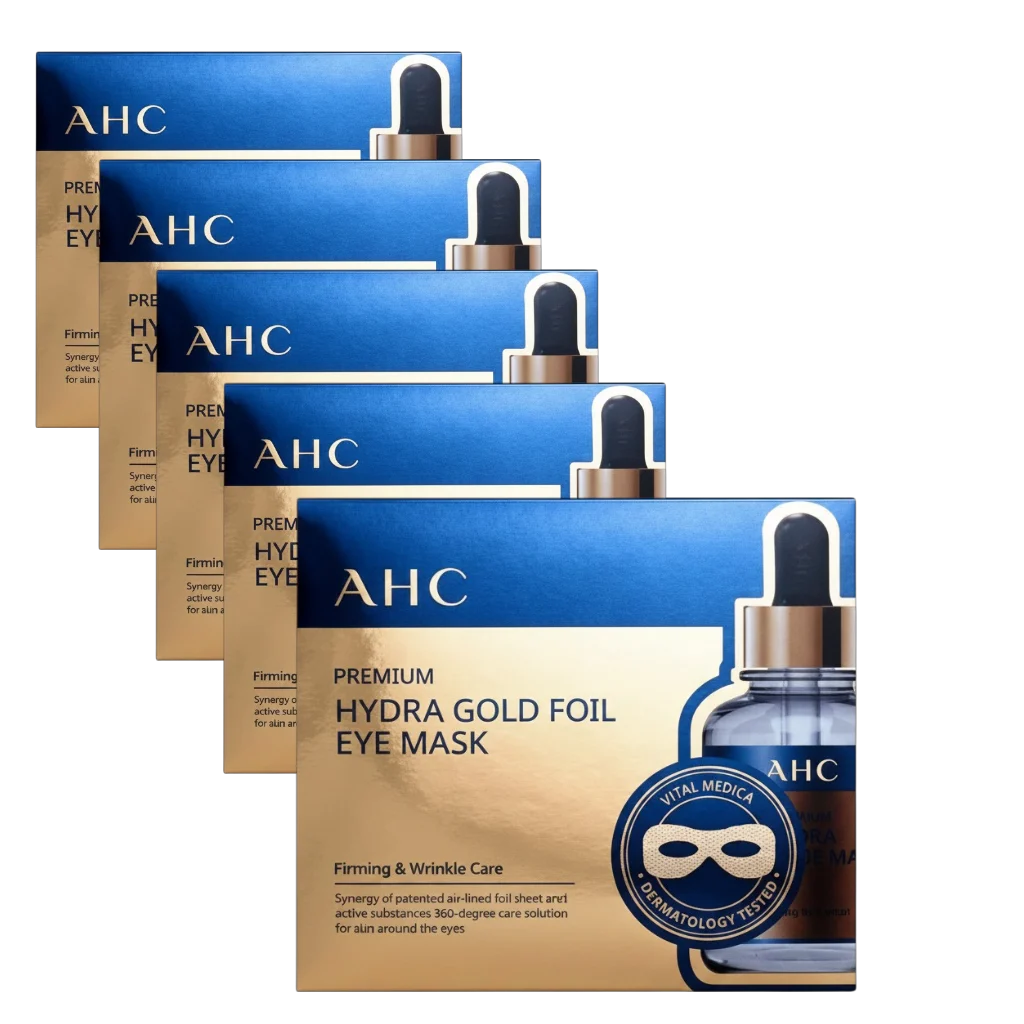 Premium Hydra Gold Foil Eye Mask - 5 Sheets