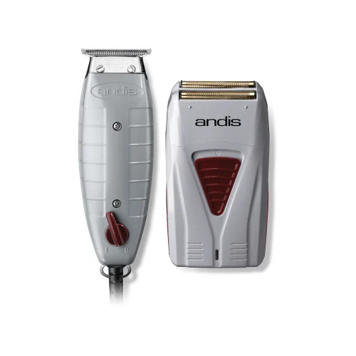 Andis Professional Finishing Combo T-Outliner Trimmer & Profoil Lithium Shaver 17195