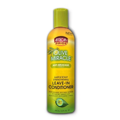 African Pride Olive Miracle Anti-Breakage Leave-In Conditioner 12 oz