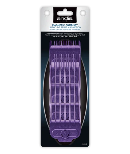 Andis Single Magnetic Comb Set — Small (5pcs) , #66345