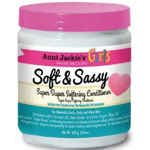 Aunt Jackie's Girls Soft & Sassy Super Duper Softening Conditioner 15 oz