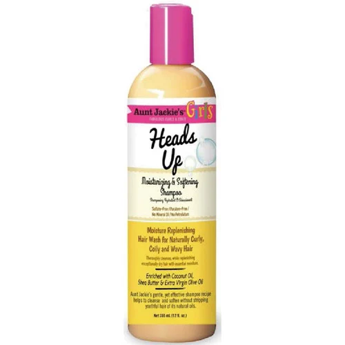 Aunt Jackie's Girls Heads Up Moisturizing & Softening Shampoo 12 oz