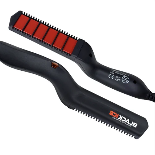 BLACKICE Pro Straightening Comb Designed for Men's Hair & Beard