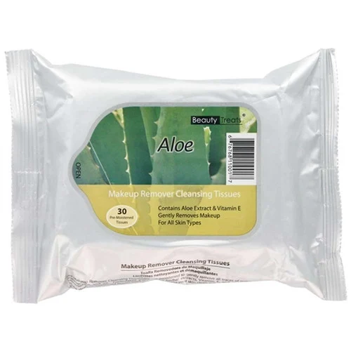 Beauty Treats Aloe Makeup Remover Cleansing Tissues
