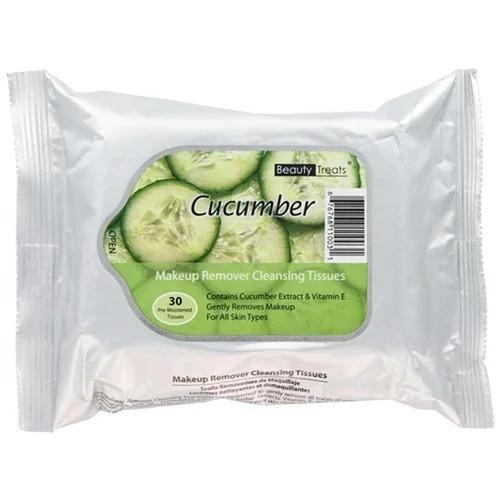 Beauty Treats Cucumber Makeup Remover Cleansing Tissues