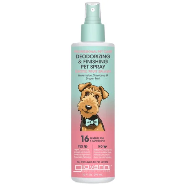 Giovanni Deodorizing and Finishing Pet Spray- Exotic Fruit Splash 10 oz