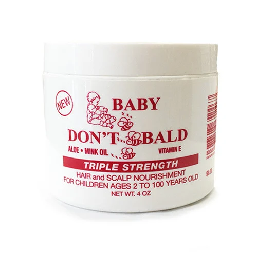 Baby Don't Be Bald Natural Hair & Scalp Nourishment Triple Strength 4 oz