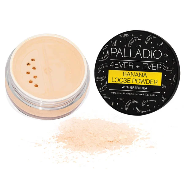 Palladio 4Ever + Ever Mattifying Loose Setting Powder Banana