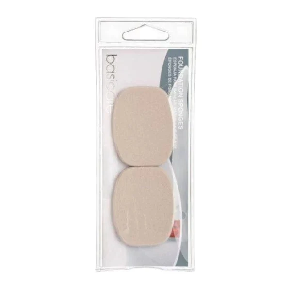 Basic Care SBR Foundation Sponges 2pk