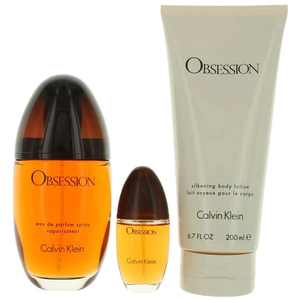 Calvin Klein Obsession Women's Gift Set 3 pc