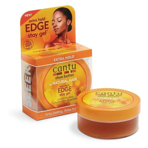 Cantu for Natural Hair Extra Hold Edge Stay Gel 2.25 oz