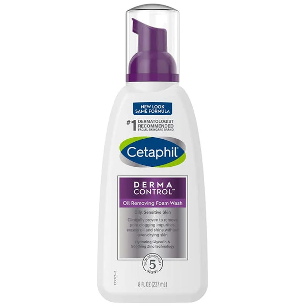 Cetaphil Derma Control Oil Removing Foam Wash 8 oz