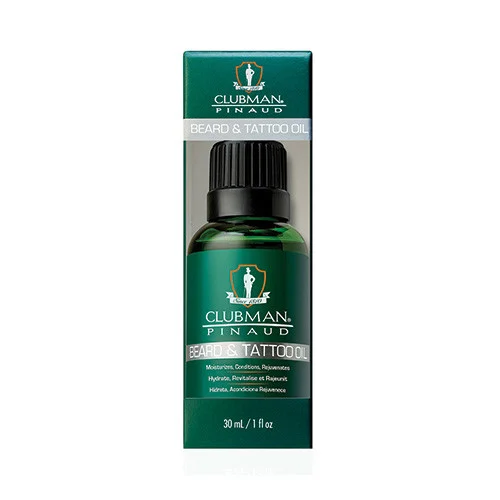 CLUBMAN Pinaud Beard & Tattoo Oil 1 oz