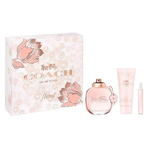 Coach Floral Women's Gift Set 3pc $140.00 Value