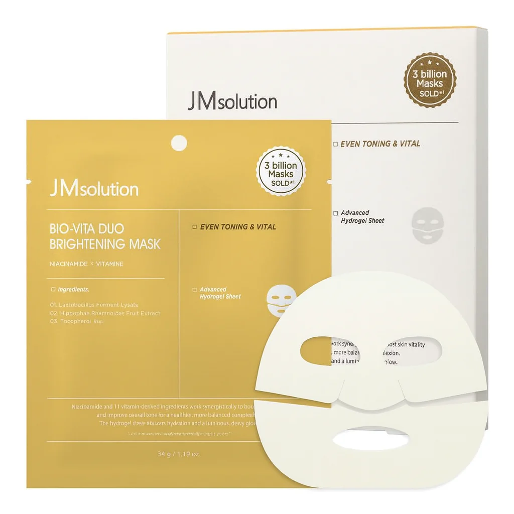 JM Solution Bio-Vita Duio Brightening Mask Set - 4 Sheets