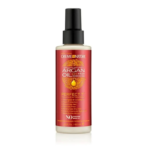 Creme of Nature Argan Oil Perfect 7, 7-in-1 Leave-In-Treatment 4.23 oz