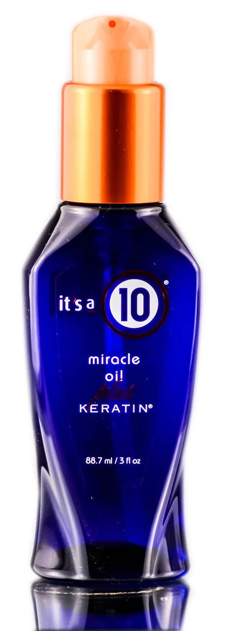 Miracle Oil Plus Keratin - Size : 3 oz