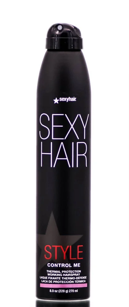 Hot CONTROL ME Thermal Protection Working Hairspray, KEEPS STYLES FOR UP TO 72 HOURS, Protects Up to 450°F - 8 oz