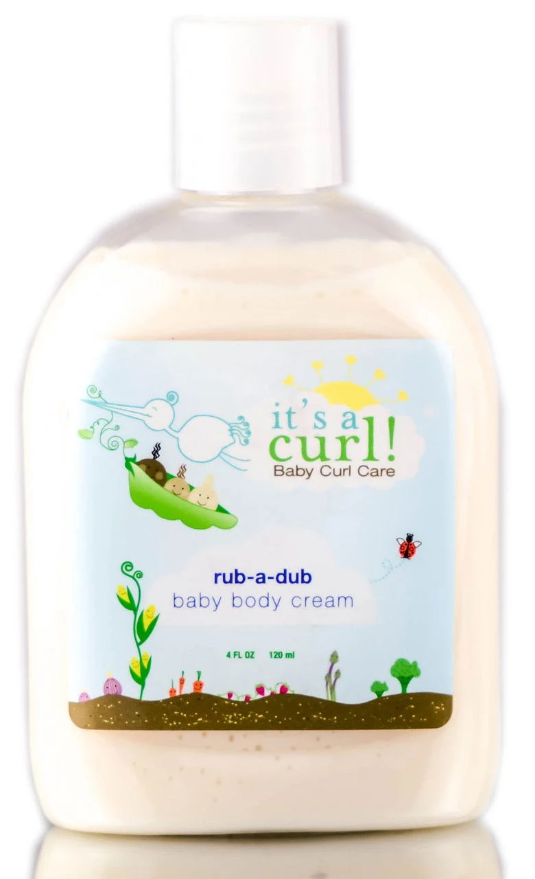 Its a Curl Rub-A-Dub Baby Body Cream by - Size : 4 oz
