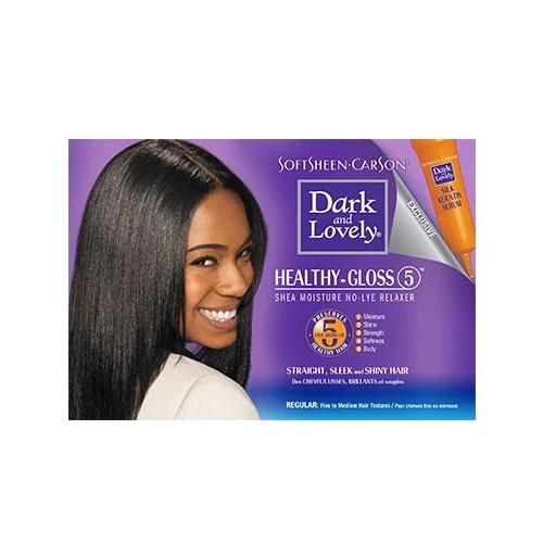 Dark and Lovely Healthy Gloss 5 Shea Moisture No-Lye Relaxer - Regular