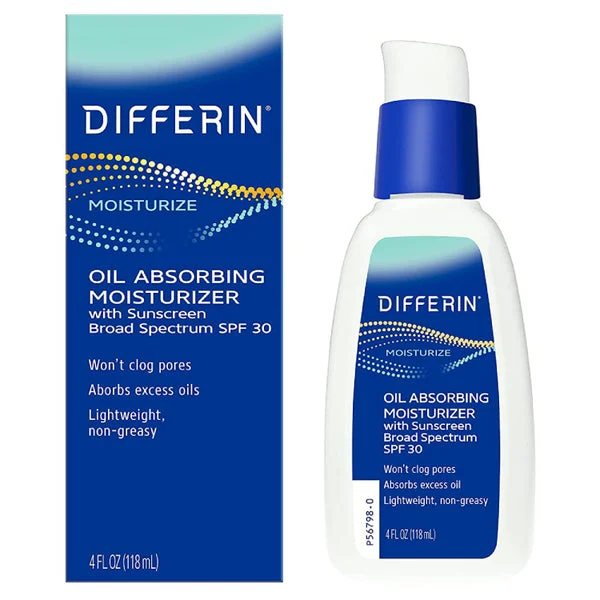 Differin Oil Absorbing Moisturizer SPF 30 4 oz
