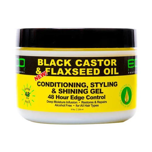 ECO Black Castor Oil & Flaxseed Oil 48 Hour Edge Control