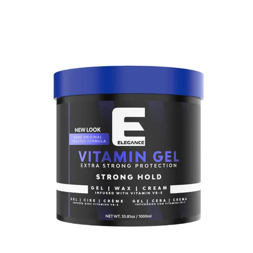 ELEGANCE Vitamin Gel Extra Strong Protection Strong Hold 34 oz.