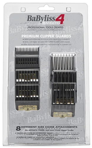 Babyliss Pro Premium FXPCG Clipper Guards 8 Pcs