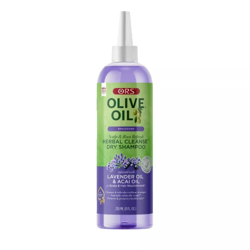 ORS Organic Root Stimulator Olive Oil Herbal Cleanse, Dry Shampoo 8 oz