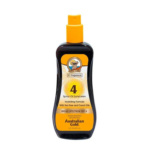 Australian Gold SPF 4 Spray Oil Sunscreen 8 oz