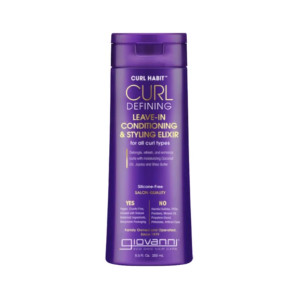 Giovanni Curl Habit Curl Defining Leave In Elixir 8.5 oz