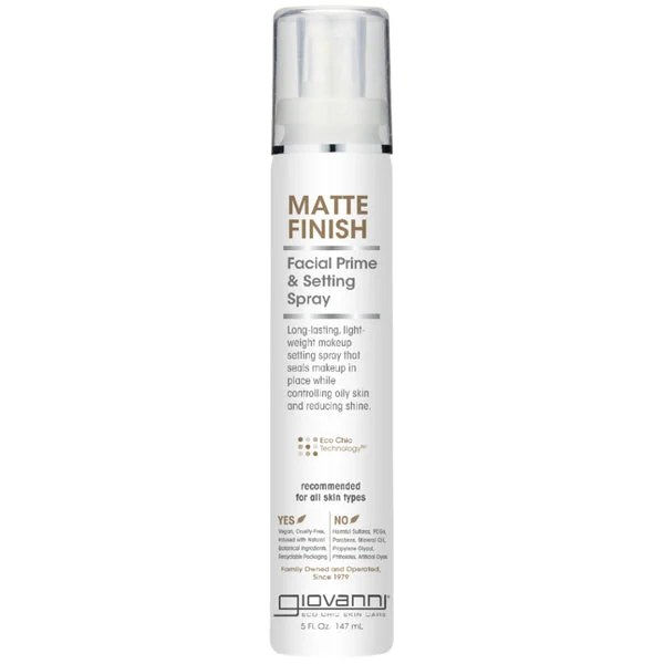 Giovanni Matte Finish Facial Prime and Setting Mist 5 oz