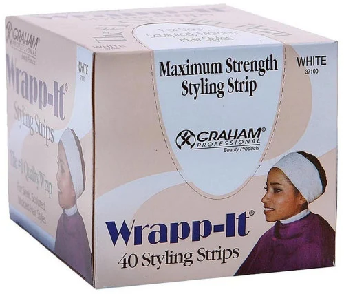 GRAHAM Wrapp-It Styling Strips 40 Styling Strips White