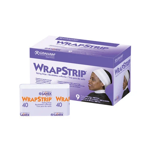 GRAHAM Wrap Strips 9 Packs of 40 Strips White