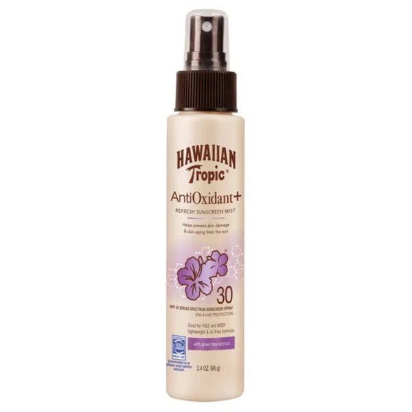 Hawaiian Tropic AntiOxidant+ Sun Mist SPF30 3.4 oz