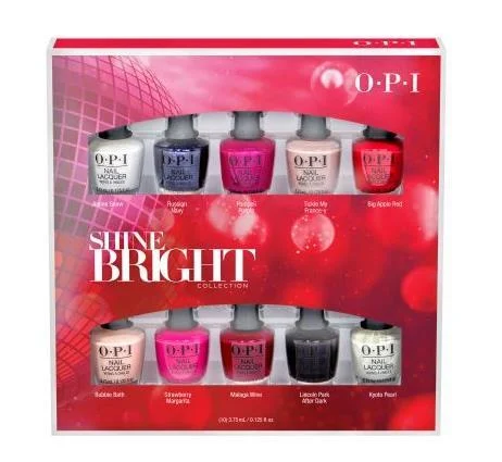 OPI Shine Bright Iconics Holiday Mini 10 Piece Set
