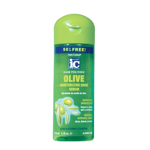 IC Fantasia Hair Polisher Olive Moisturizing Shine Serum 6 oz
