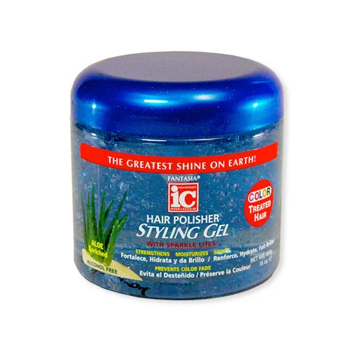 IC Fantasia Hair Polisher Styling Gel for Color Treated Hair 16 oz