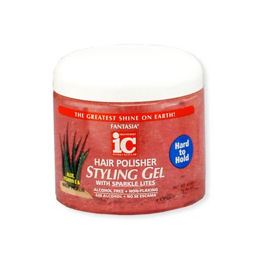 IC Fantasia Hair Polisher Styling Gel Hard to Hold 16 oz