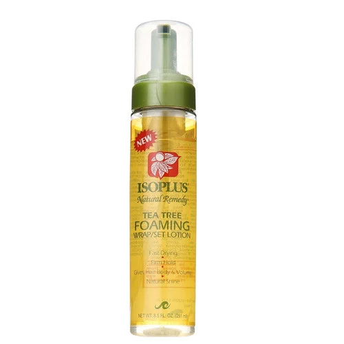 Isoplus Natural Remedy Tea Tree Foaming Wrap/Set Lotion 8.5 oz