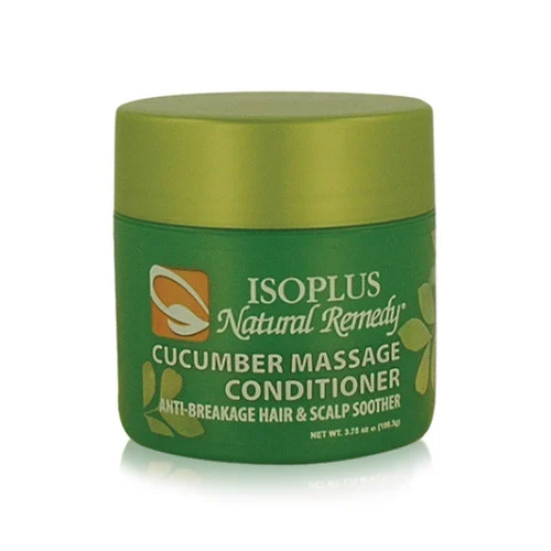 Isoplus Natural Remedy Cucumber Massage Conditioner Anti-Breakage Hair & Scalp Soother 3.75 oz
