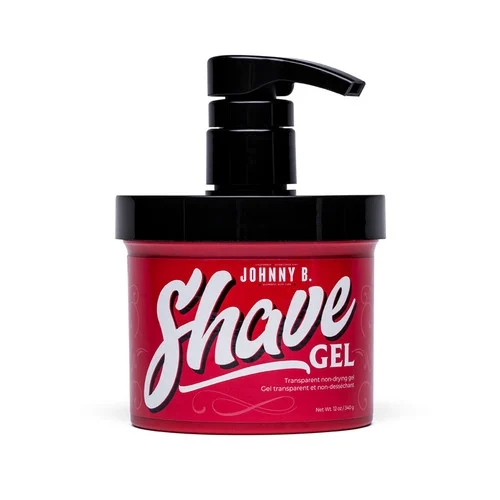 Johnny B. Transparent non-drying Shave Gel 12 oz.